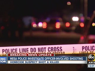 Mesa police identify man killed by officers Friday night