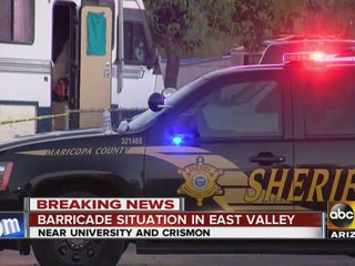 Maricopa County K-9 injured during apprehension of barricade suspect