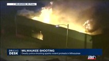 Milwaukee shooting : deadly police shooting sparks violent protesrs in Milwaukee