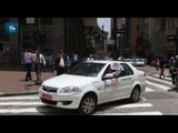 Taxistas protestam por vias de São Paulo
