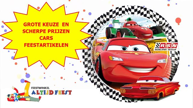 Geef uw kind een geweldig Cars feest met feestartikelen van Feestwinkel Altijd Feest