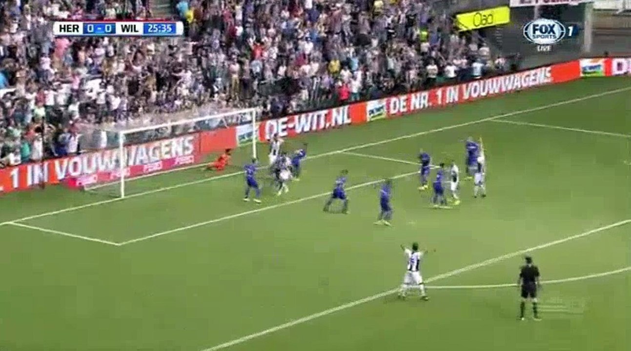 Iiass Bel Hassan Goal HD - Heracles 1-0 Willem II - 14.08.2016