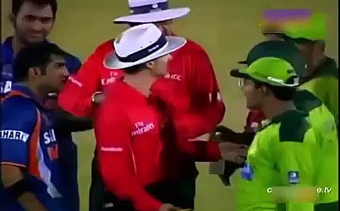 Pakistan Vs India Best Match Ever, Best Fight of Cricket between Pakistan and India HD