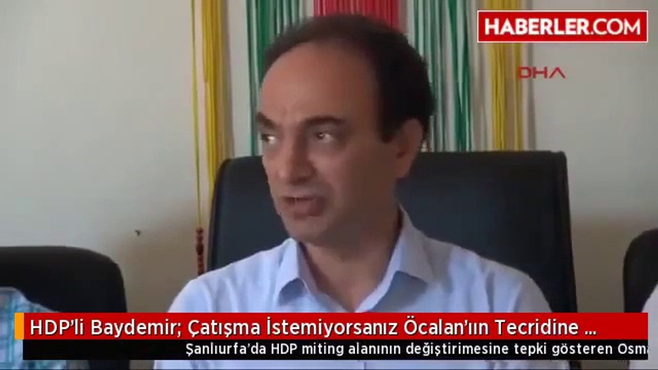 Osman Baydemir Son Sözü Söyledi