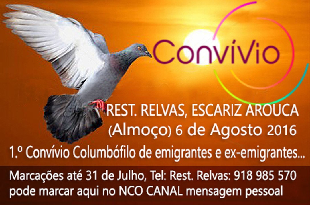 1º Convivio de Emigrantes Columbofilos