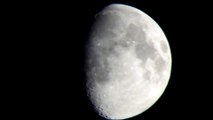Test Celestron Travel Scope 70 Portable Telescope (Moon 74% 13-8-2016)