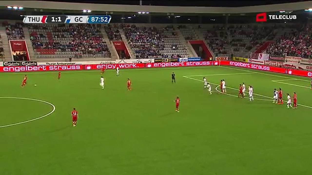 FC Thun 2:1 Grasshoppers (Swiss Super League 4. Runde 2016/2017 11.August 2016)