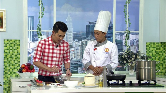 Gà ác tiềm trái dừa và gà ác nấu cháo đậu xanh - Thành Phố Hôm Nay [HTV9 – 10.08.2016]