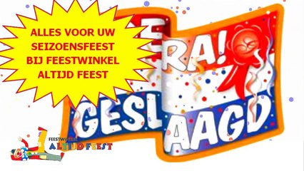 Sint, Kerst of Hallloween versieringen bij Feestwinkel Altijd Feest