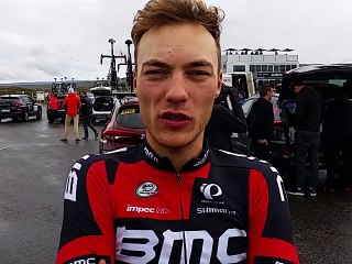Loïc Vliegen avant la dernière étape de l'arctic race