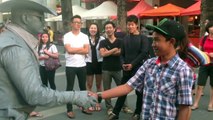 Guy gets punched by street performer! (Original)