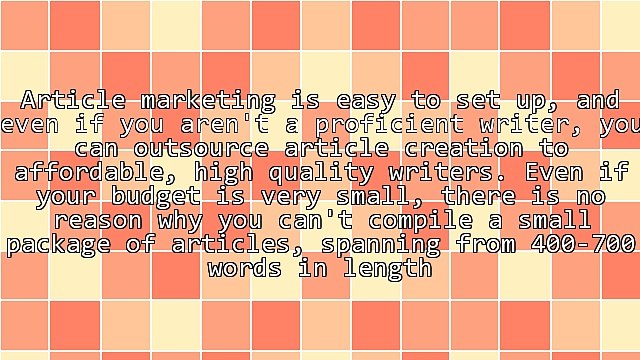 Article Marketing: A Key To Generating Free Targeted Traffic