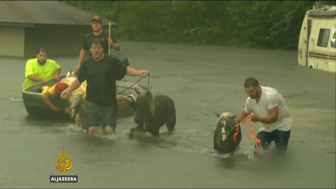 Record US flooding flushes Louisiana