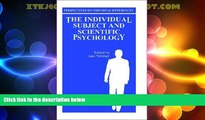 READ FREE FULL  The Individual Subject and Scientific Psychology (Perspectives on Individual