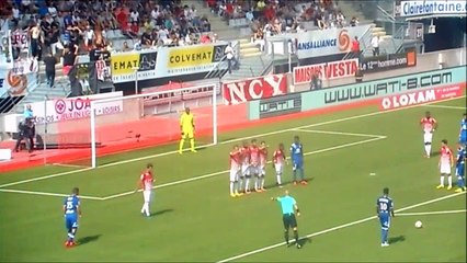 Alexandre Lacazette Fantastic Free Kick vs Nancy!