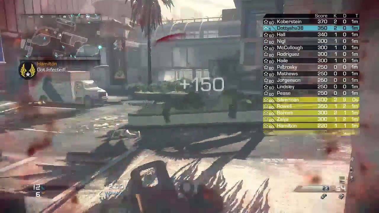 Dottyahu38's Live PS4 Broadcast COD ghost:Infected part 3:gameplay bots:Veteran (3)