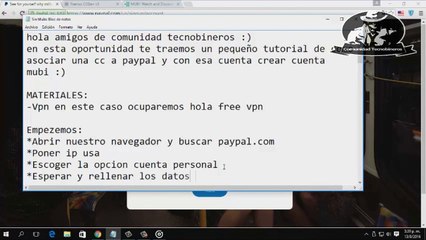 TUTORIAL CREAR CUENTA MUBI MEDIANTE PAYPAL 14/08/2016