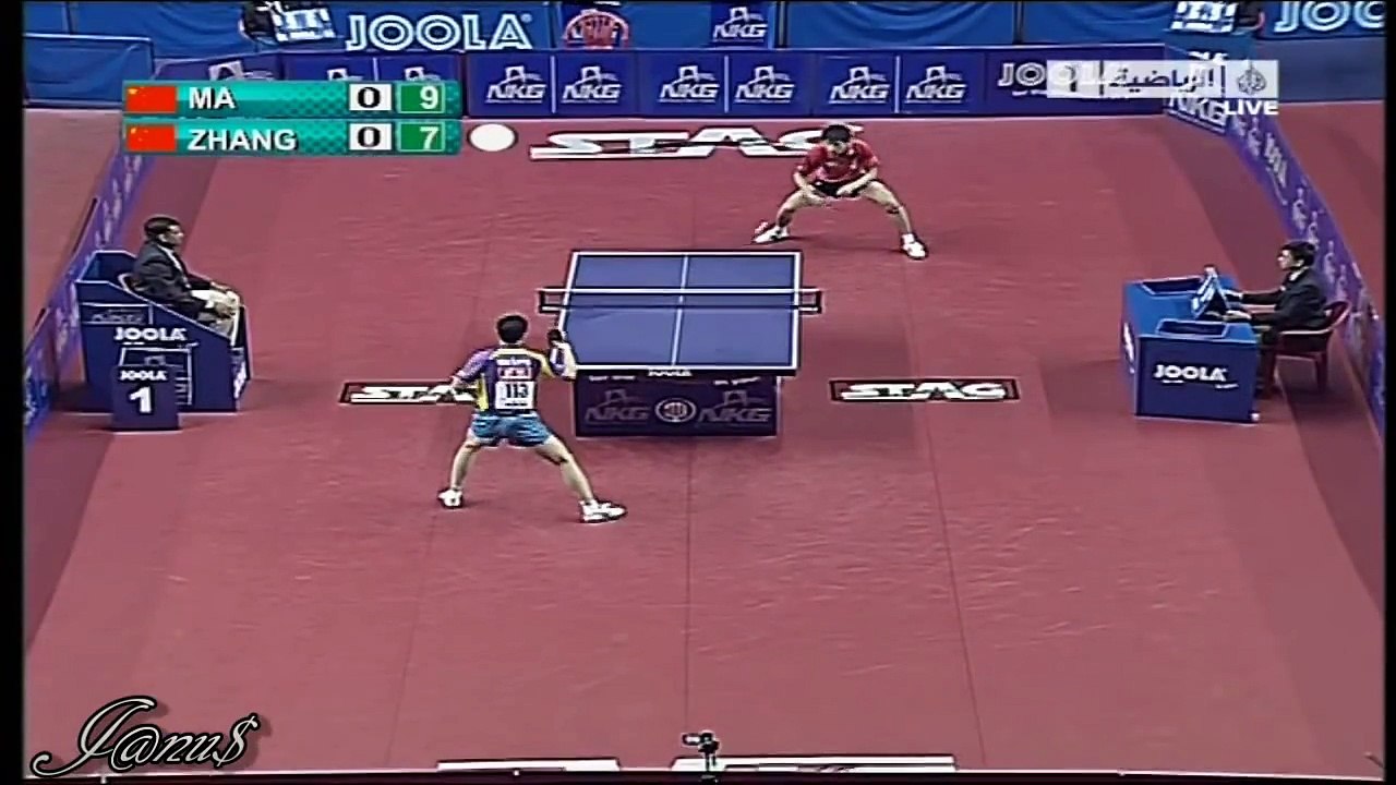 2009 Asian Championships (ms-f) MA Long Vs  ZHANG Jike [Full Match|Short Form/720p-