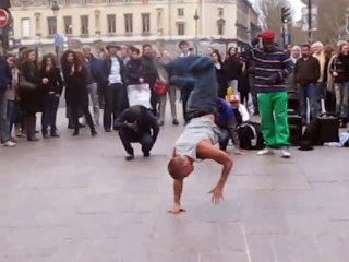 Street Dance in Paris (near Metro Saint Michel)
