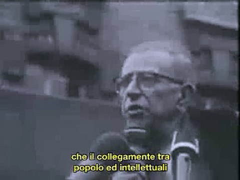 Jean-Paul Sartre (SOTTOTITOLI ITALIANO)