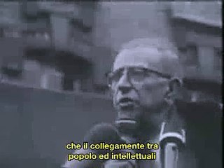 Jean-Paul Sartre (SOTTOTITOLI ITALIANO)
