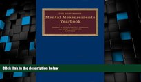 Big Deals  The Eighteenth Mental Measurements Yearbook (Buros Mental Measurements Yearbook)  Free