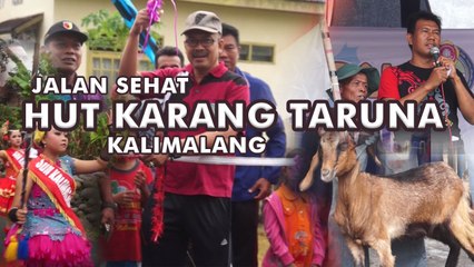 Serunya Jalan Sehat HUT Karang Taruna Kalimalang