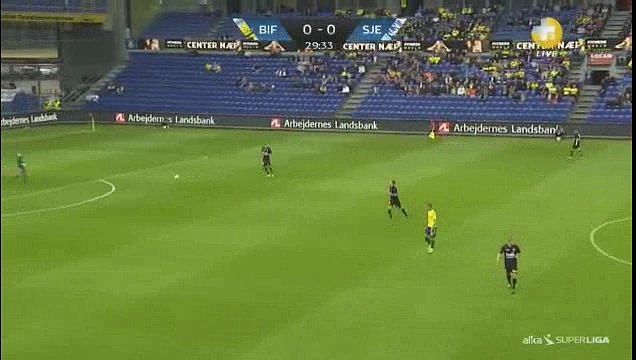 Teemu Pukki Goal HD - Brondby 1-0 Sonderjyske 14.08.2016