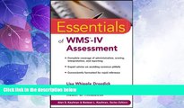 Must Have PDF  Essentials of WMS-IV Assessment (Essentials of Psychological Assessment)  Best