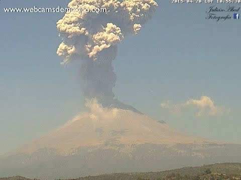 Powerful Eruption at Mexican Volcano During April 2015