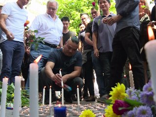 Aubervilliers: une foule d'habitants d'origine chinoise rassemblée contre la violence