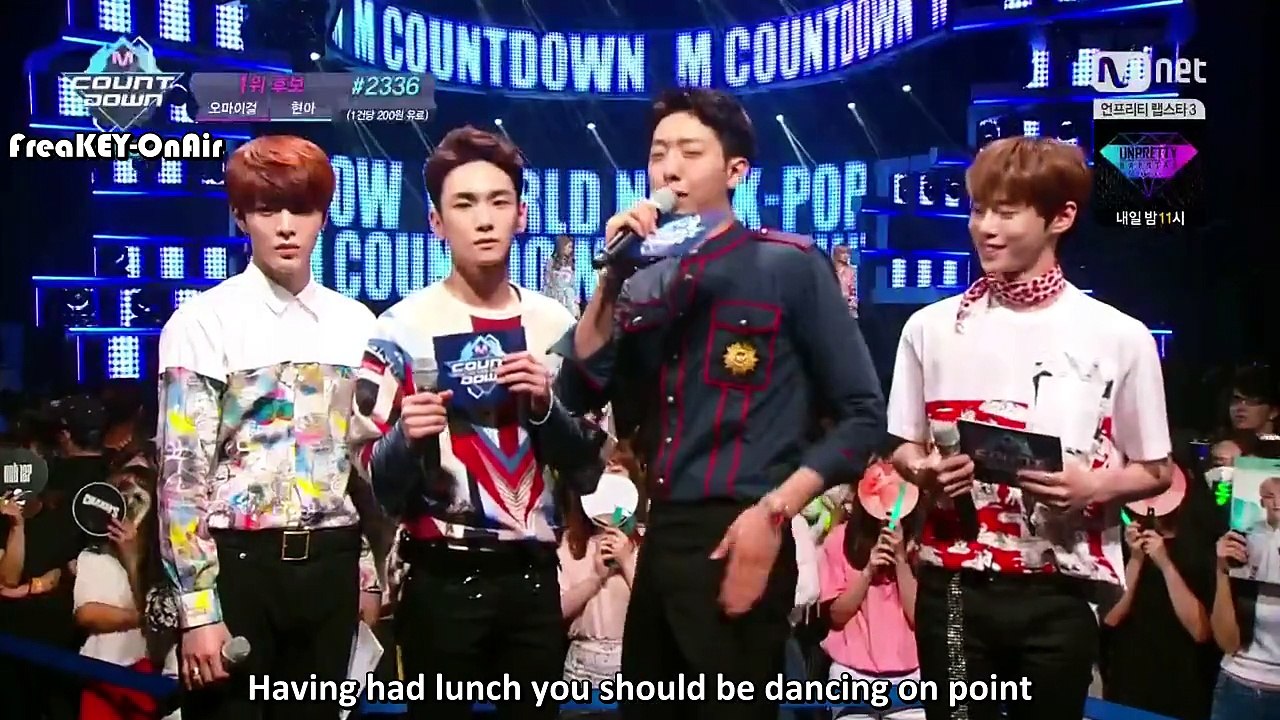 [ENG SUB] 160811 M!Countdown Key Cut