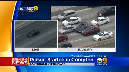 Los Angeles Police Chase (May 05, 2016) KCAL - KABC - KTLA
