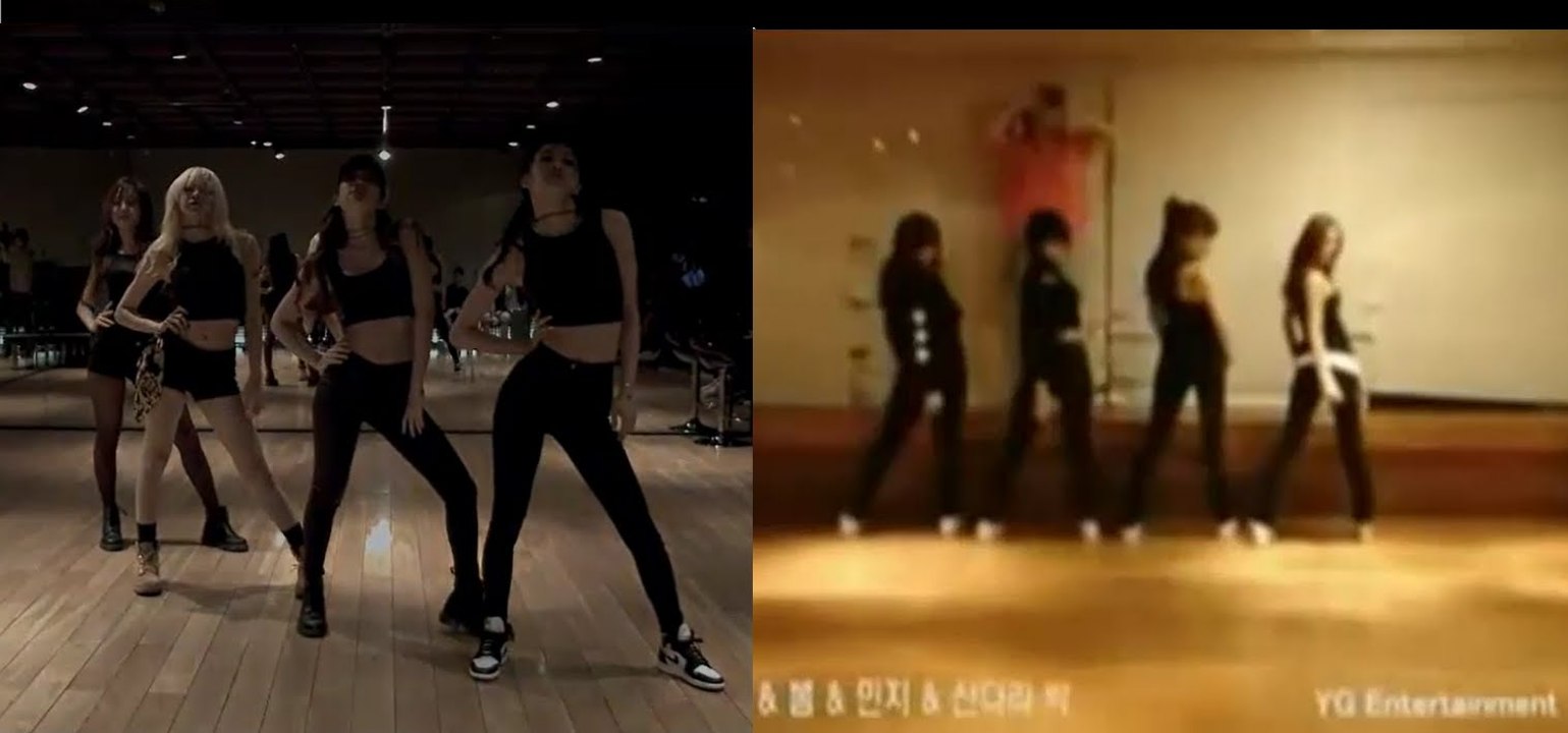 2NE1 VS Black Pink [DANCE PRACTICE] Pre-debut