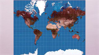How the World Map Looks Wildly Different Than You Think 15 August 2016