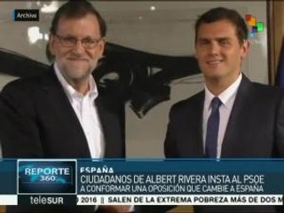 España: Ciudadanos pide al PSOE conformar oposición responsable