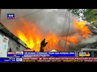 Kebakaran Hebat Landa Permukiman di Balikpapan