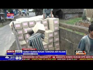 Kehujanan, Logistik Pemilu Legislatif Wilayah Kudus Rusak