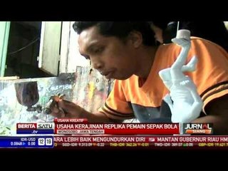 Kerajinan Rumahan Replika Pesepakbola Tembus Pasar Nasional