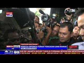 Artis Rebecca Diperiksa KPK Terkait Wawan