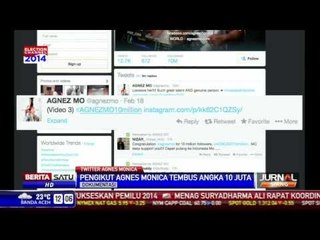 Pengikut Agnes Monica Tembus 10 Juta