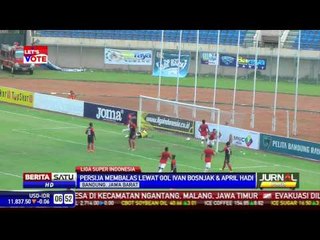 Duel Pelita Bandung Raya dan Persija Diwarnai Ricuh Suporter