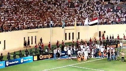 شاهد من المدرجات سباب شيكابالا ولاعبو الزمالك للأهلي مع جماهير الزمالك احتفالا بصعود افريقيا