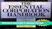 [Popular Books] The Essential Corporation Handbook (PSI Successful Business Library) Free Download