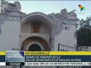 Confirman en Perú 7 muertos por sismo de 5.2 grados