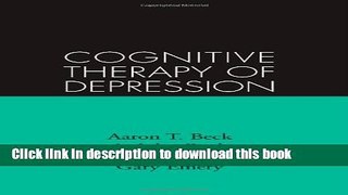 [Popular] Cognitive Therapy of Depression Hardcover Online