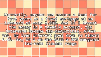 Does It Make Sense to Borrow to Invest? Today Is the Best Time to Do It