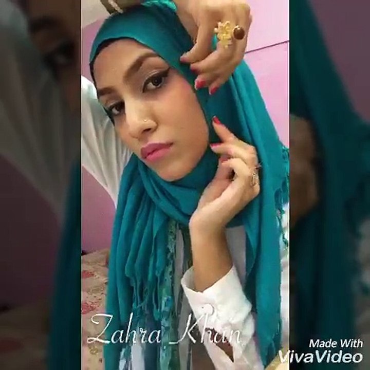 Hijab Tutorial No.3 "Layered Hijab" by Zahra Khan