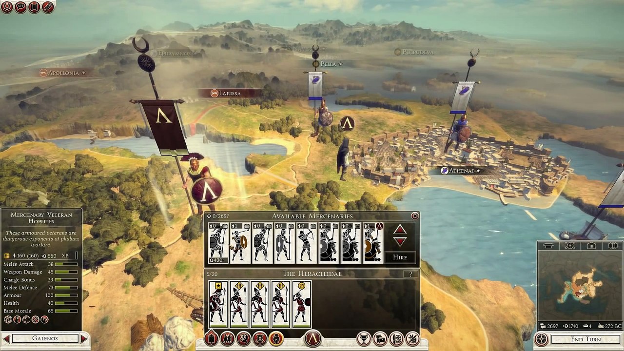 Total War  Rome II  Sparta Campaign #1 ~ Spear and Shield!
