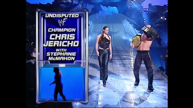 Kane & Triple H vs Kurt Angle & Chris Jericho With Stephanie McMahon SmackDown 02.28.2002 (HD)